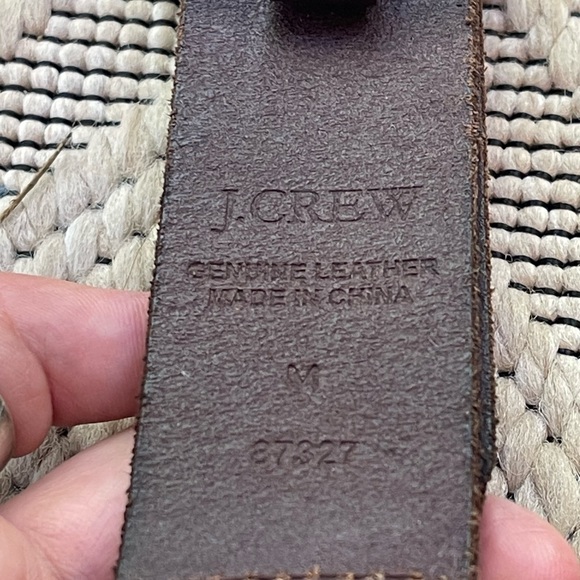 J. Crew Genuine Leather braided women’s Belt in Brown size M - Picture 9 of 11